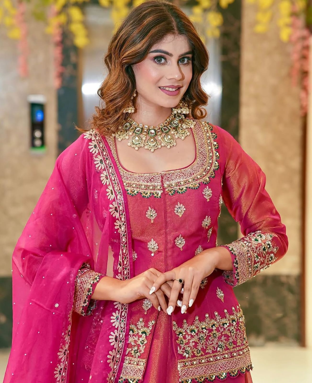 Women’s Silk Ready To Wear Lehnaga Choli Set