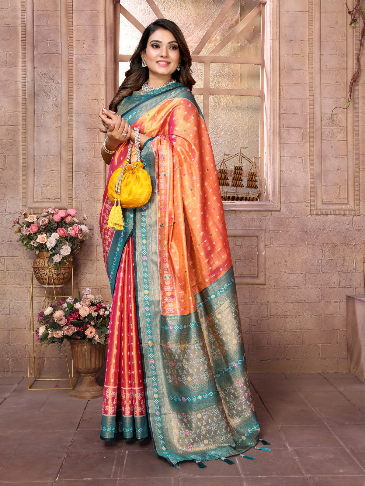 Rich and Heritage crafted creative sarees from us.