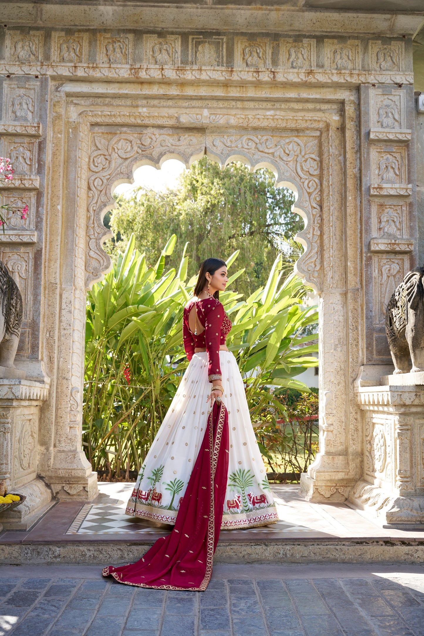 Whispering charm through delicate embroidery 🤍