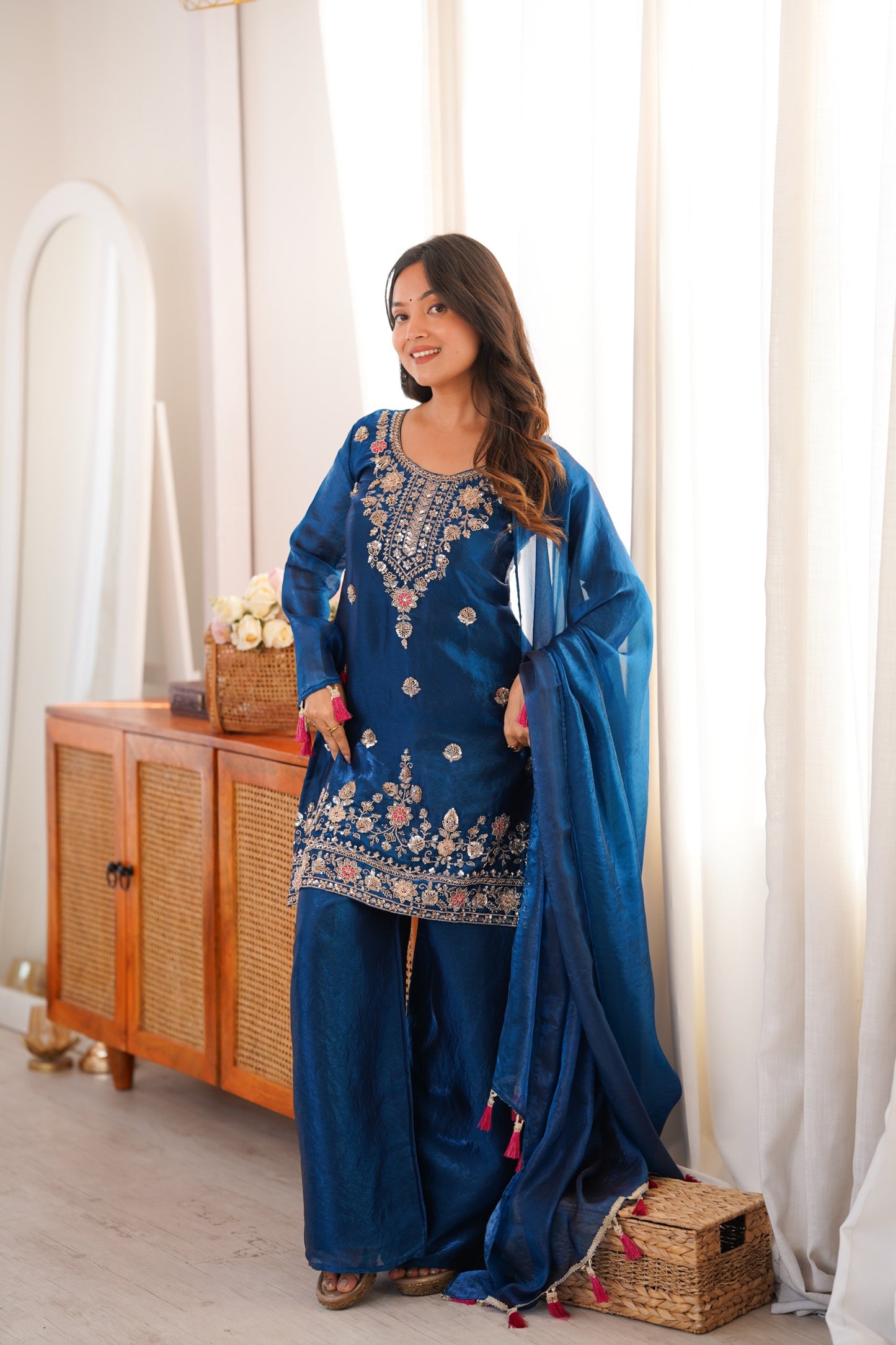 Feeling blue never looked this good. 💙  i'ts Beads Embroidery 🪻 Adding a little Sparkle to your timeline today. ✨
