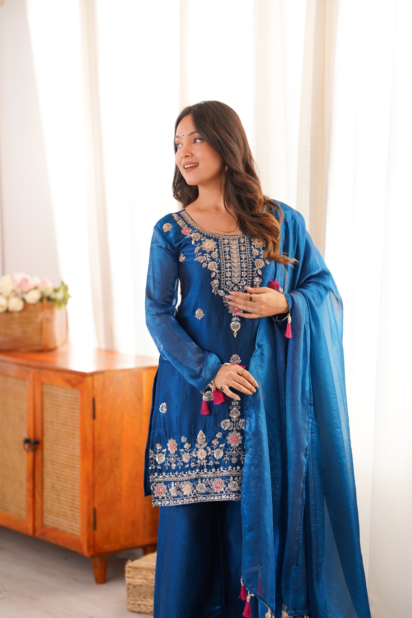 Feeling blue never looked this good. 💙  i'ts Beads Embroidery 🪻 Adding a little Sparkle to your timeline today. ✨