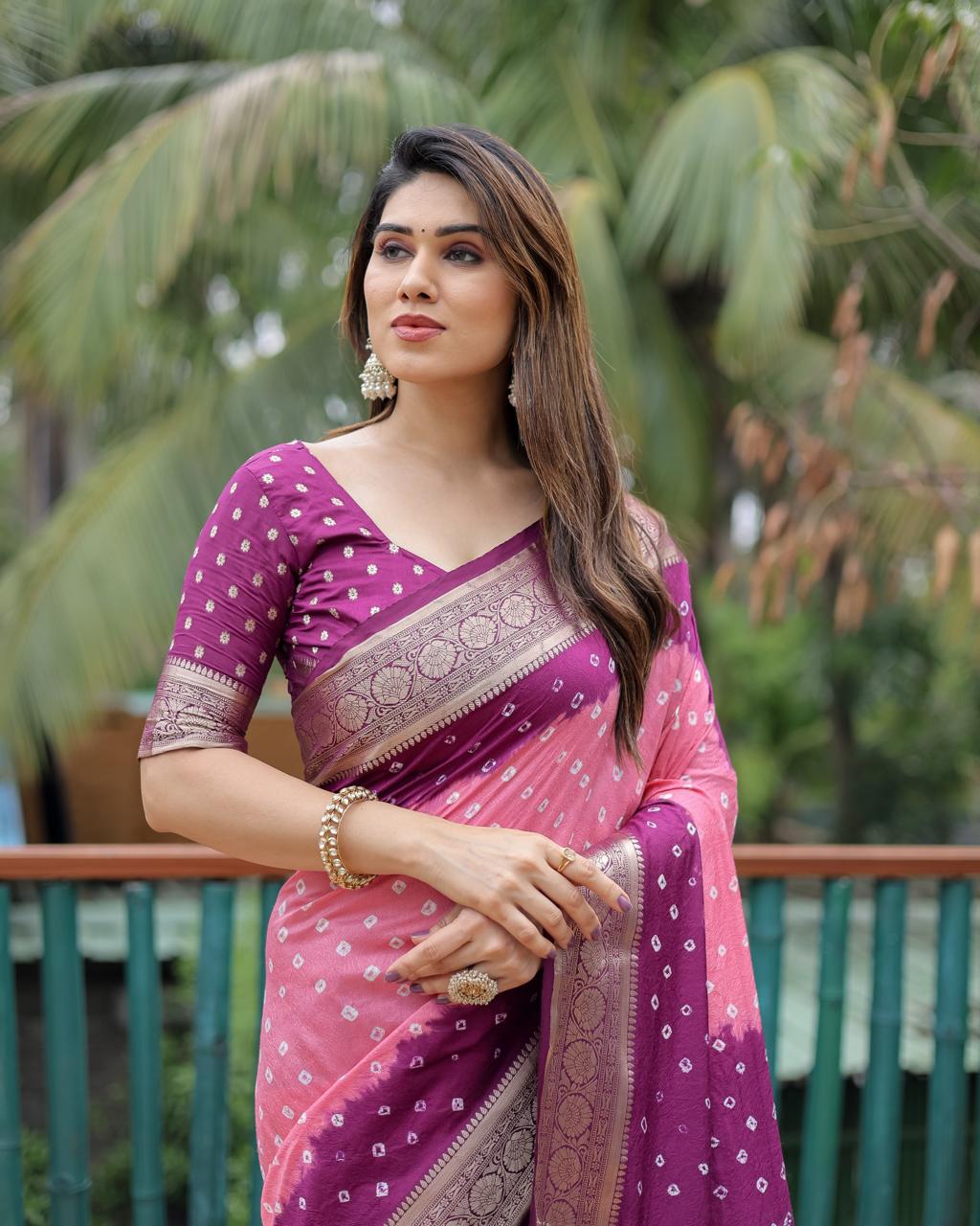 🪂Paithani With Bandhej Collection🪂