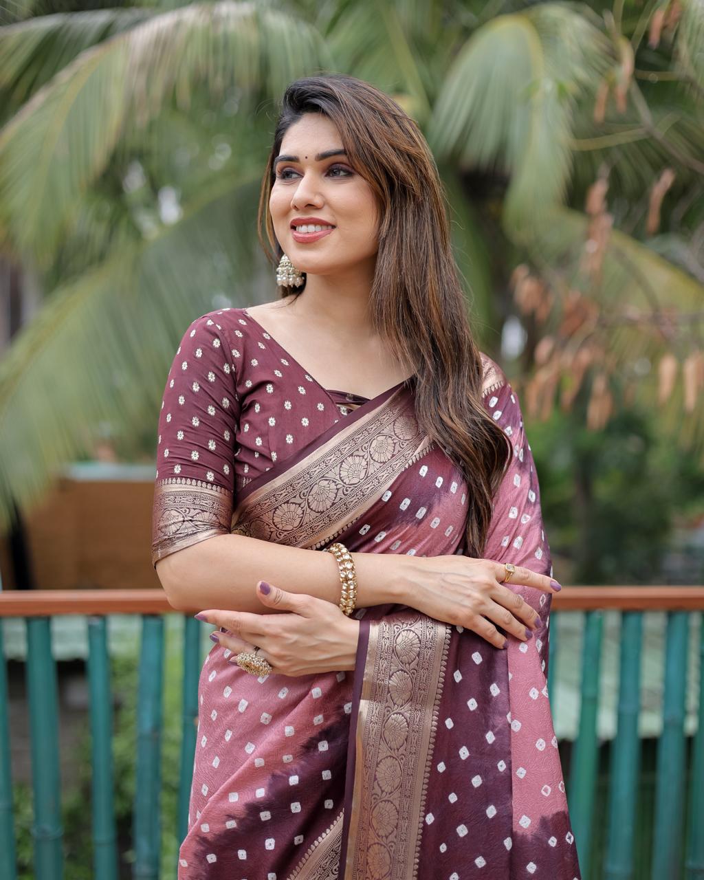 🪂Paithani With Bandhej Collection🪂