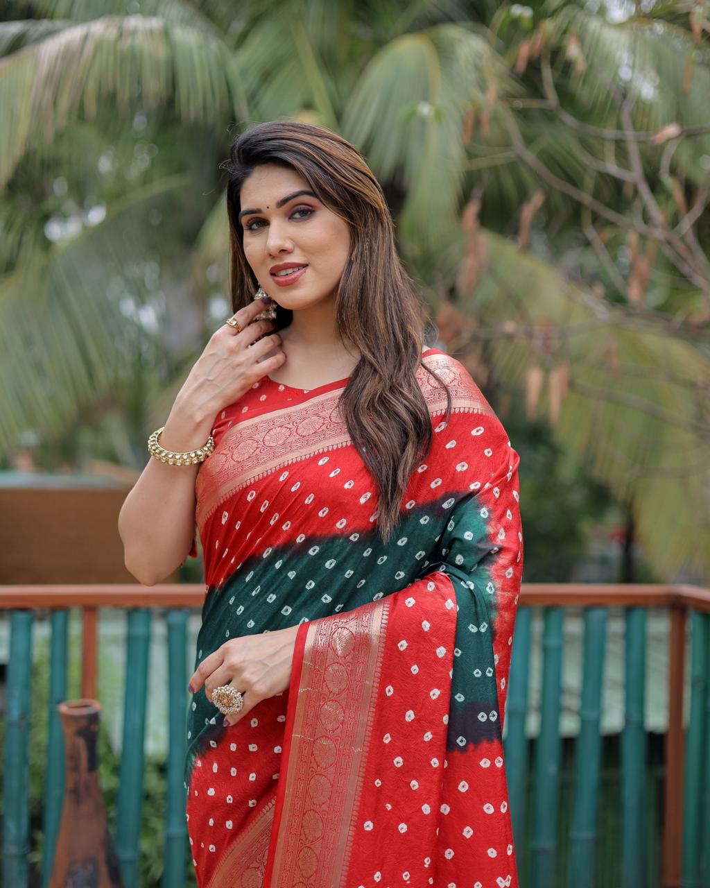 🪂Paithani With Bandhej Collection🪂