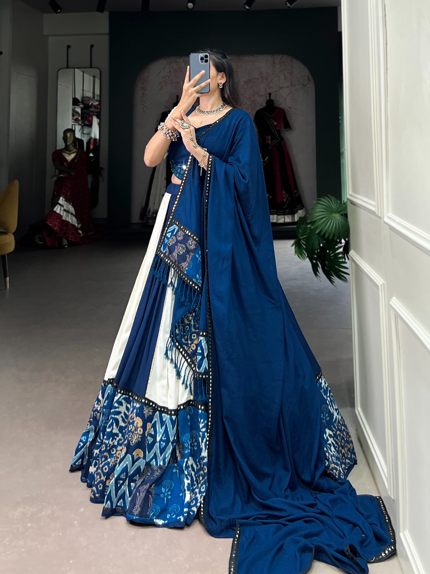 Blue Beauty for Garba Nights! 💙