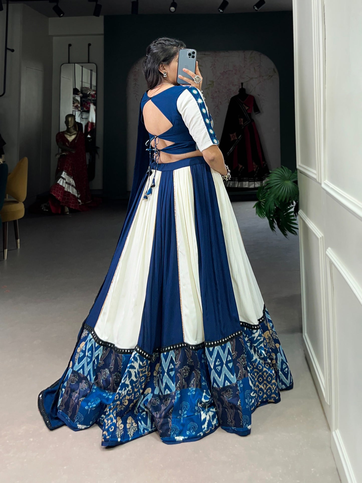 Blue Beauty for Garba Nights! 💙