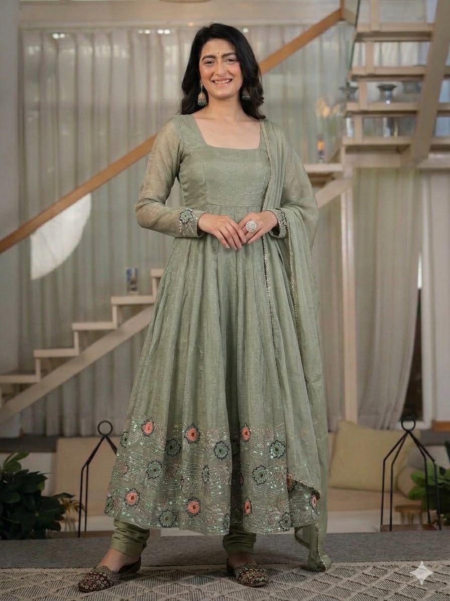 💕Presenting New  Đěsigner Anarkali Suit In New Fancy Style👌💕