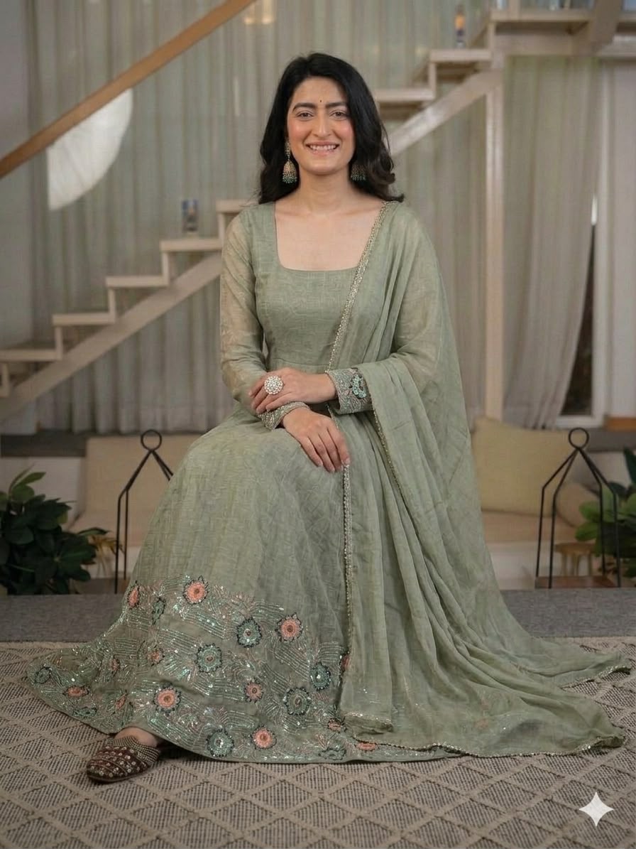 💕Presenting New  Đěsigner Anarkali Suit In New Fancy Style👌💕