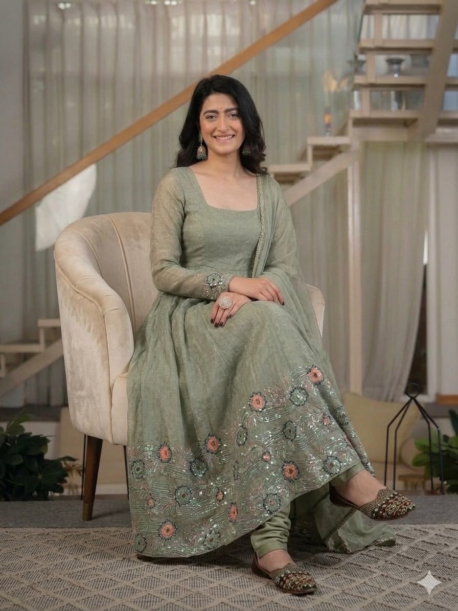 💕Presenting New  Đěsigner Anarkali Suit In New Fancy Style👌💕
