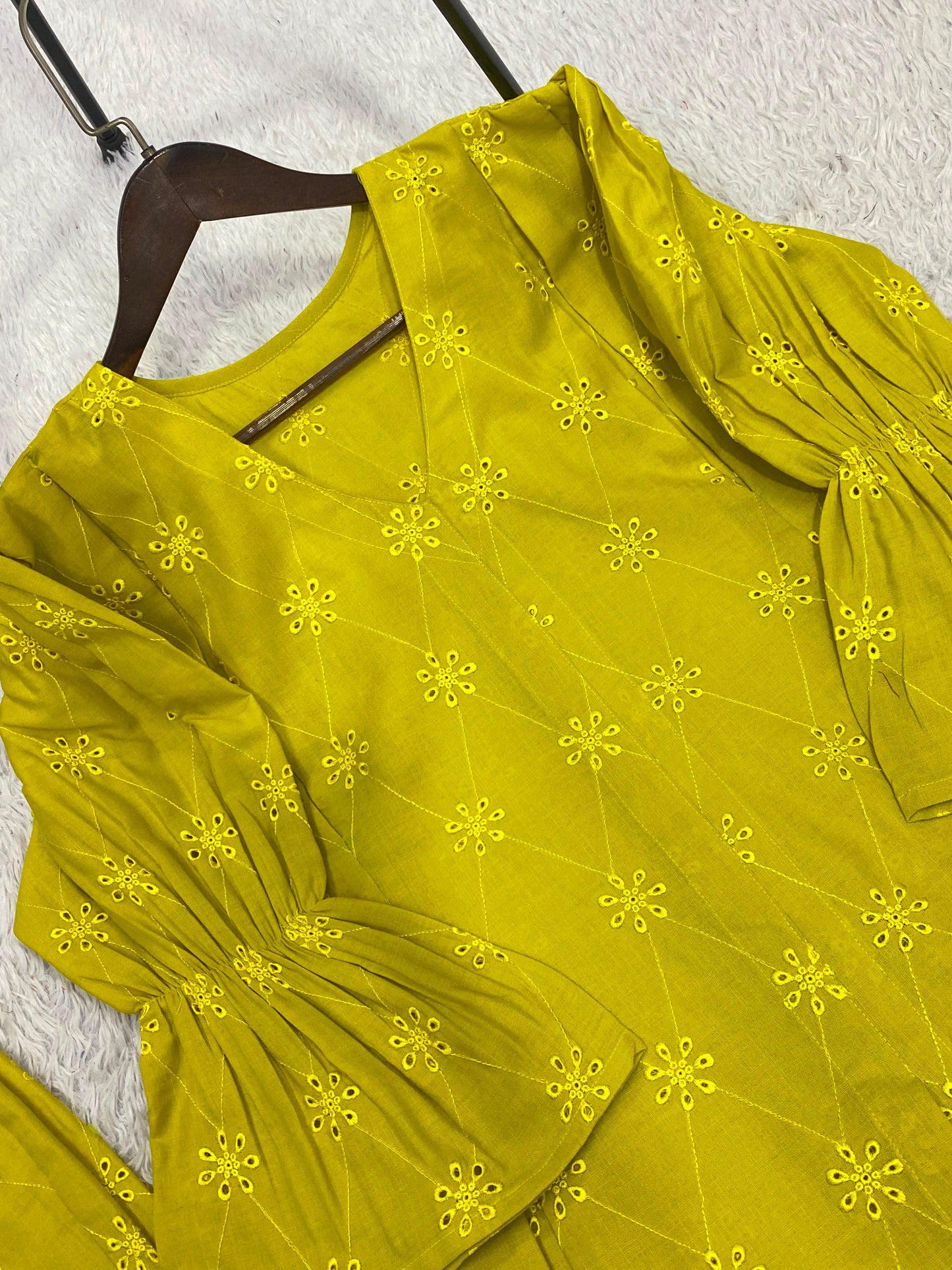 _✨ THIS SUMMER SEASON WEAR TRENDY CO-ORD SET WITH EMBROIDERY WORK✨_