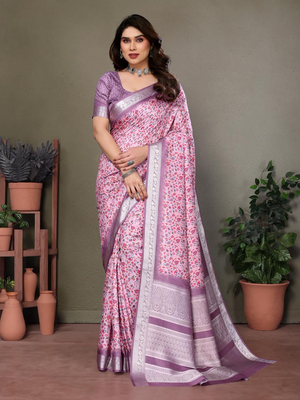 Blossom Heritage Art Silk Saree Collection