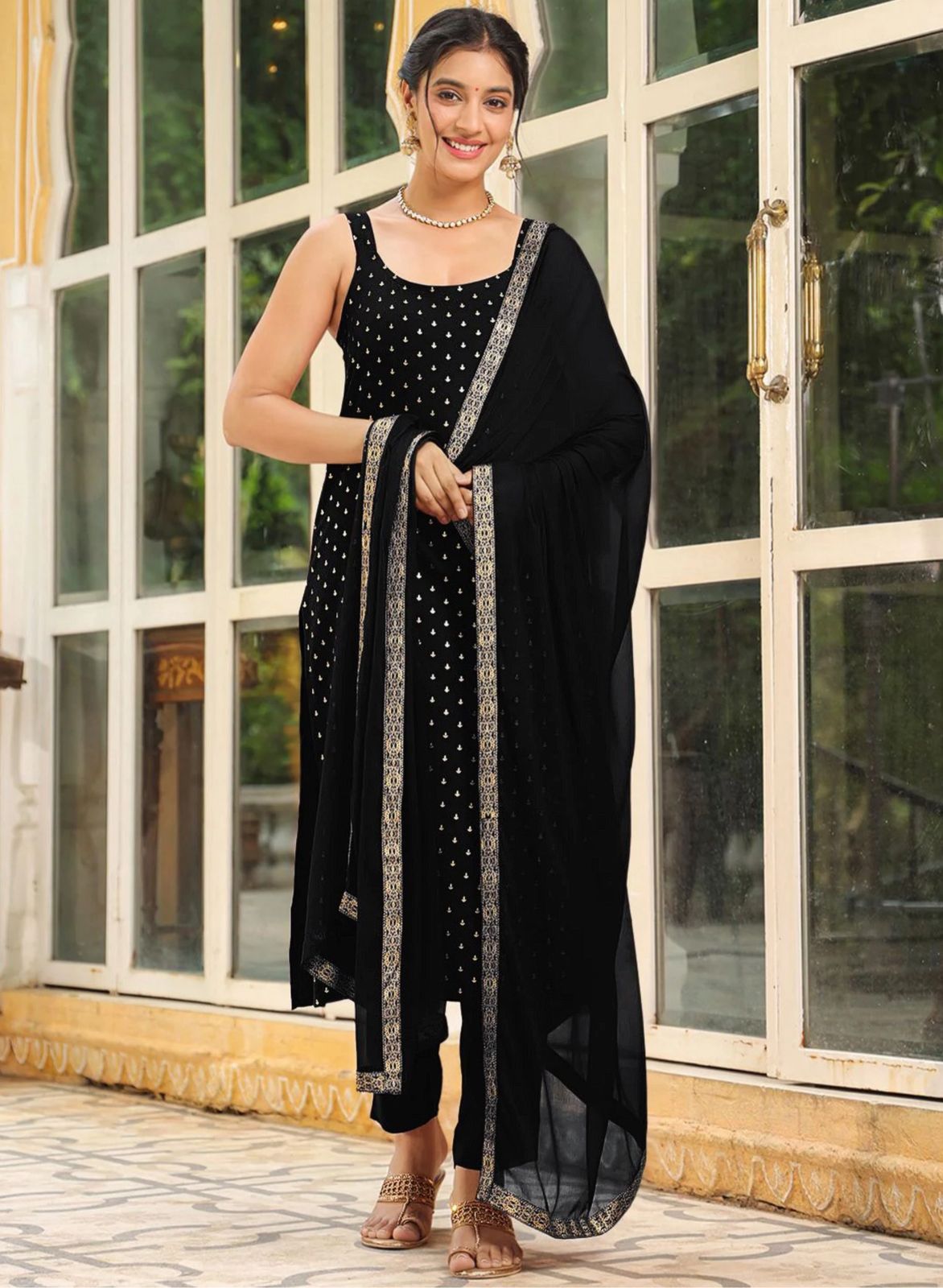 🔥Presenting New Reyon beautiful suit set and duppta