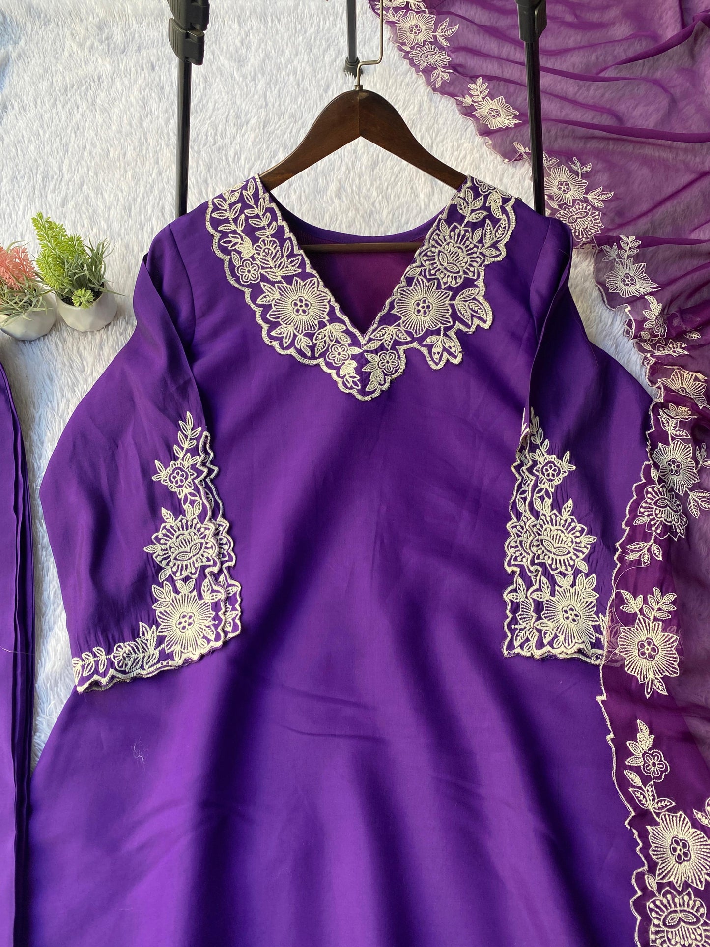 _✨ EXCLUSIVE AND TRENDY FOR WEDDING SEASON OUR EMBROIDERED TOP, PANT AND DUPATTA ✨_