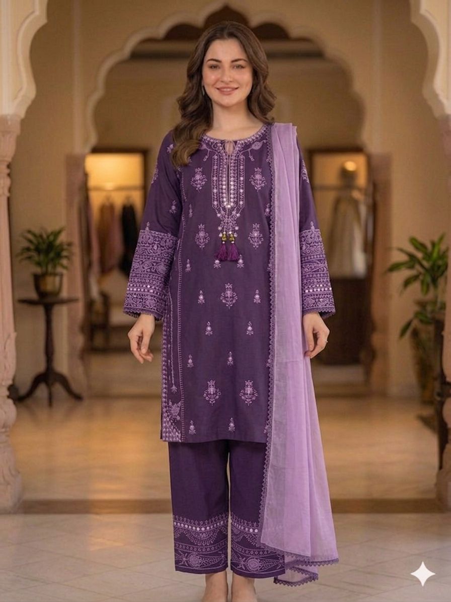 THIS WEDDING SEASON, TRY OUR DESIGNER EMBROIDERY WORK WITH PAPERWORK MIRROR EFFECTED SUIT