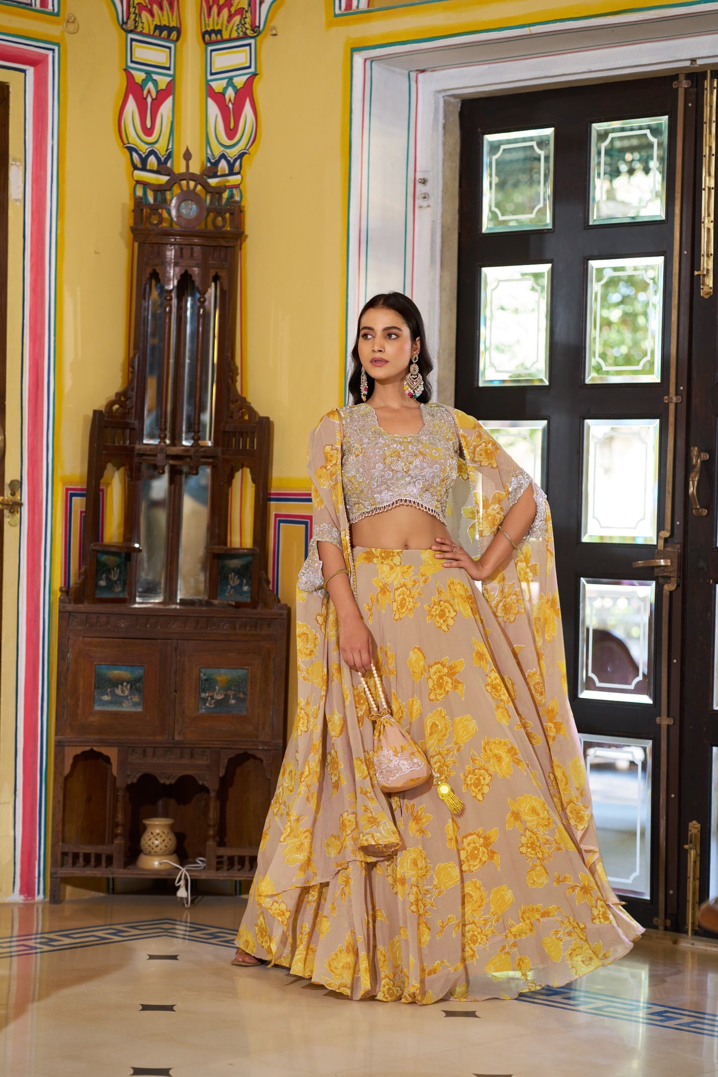 You found the prettiest pastel lehenga on the internet