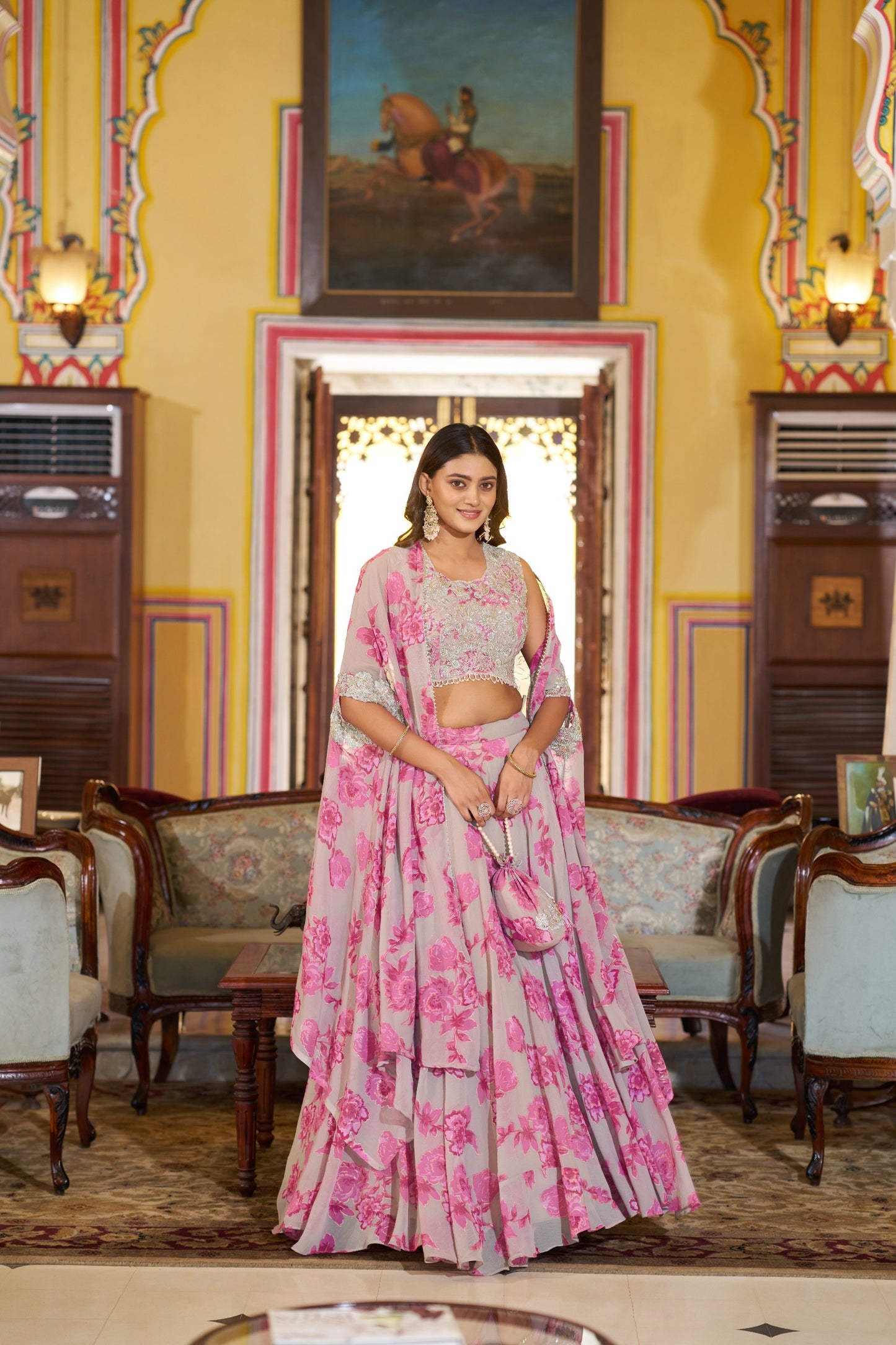 You found the prettiest pastel lehenga on the internet