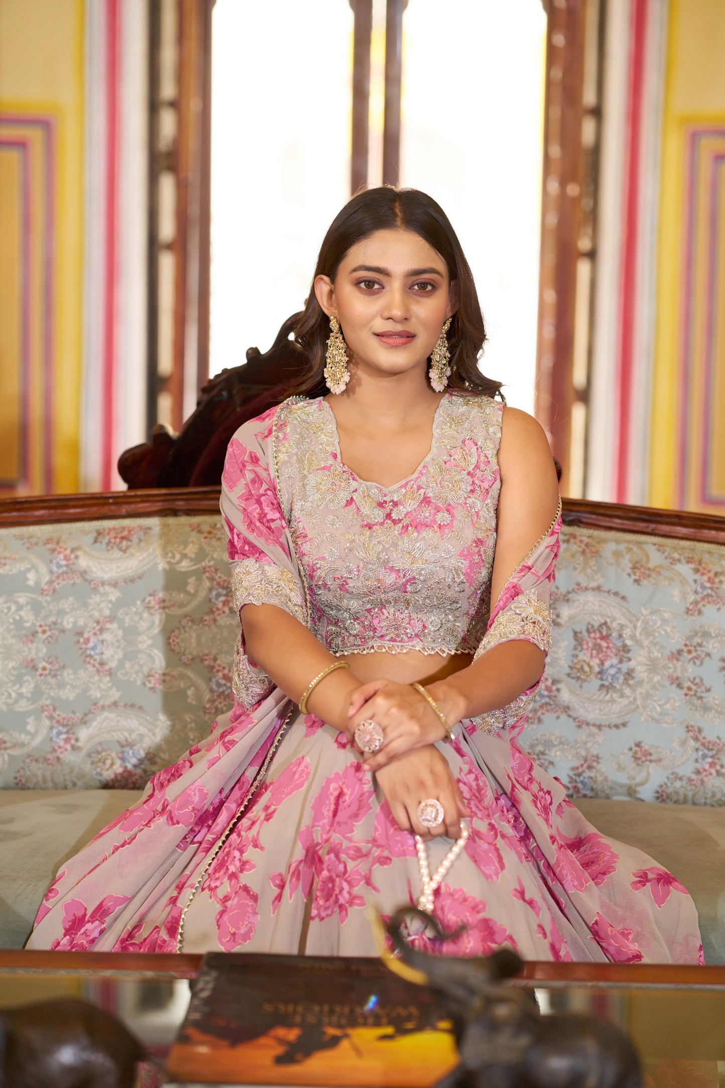 You found the prettiest pastel lehenga on the internet