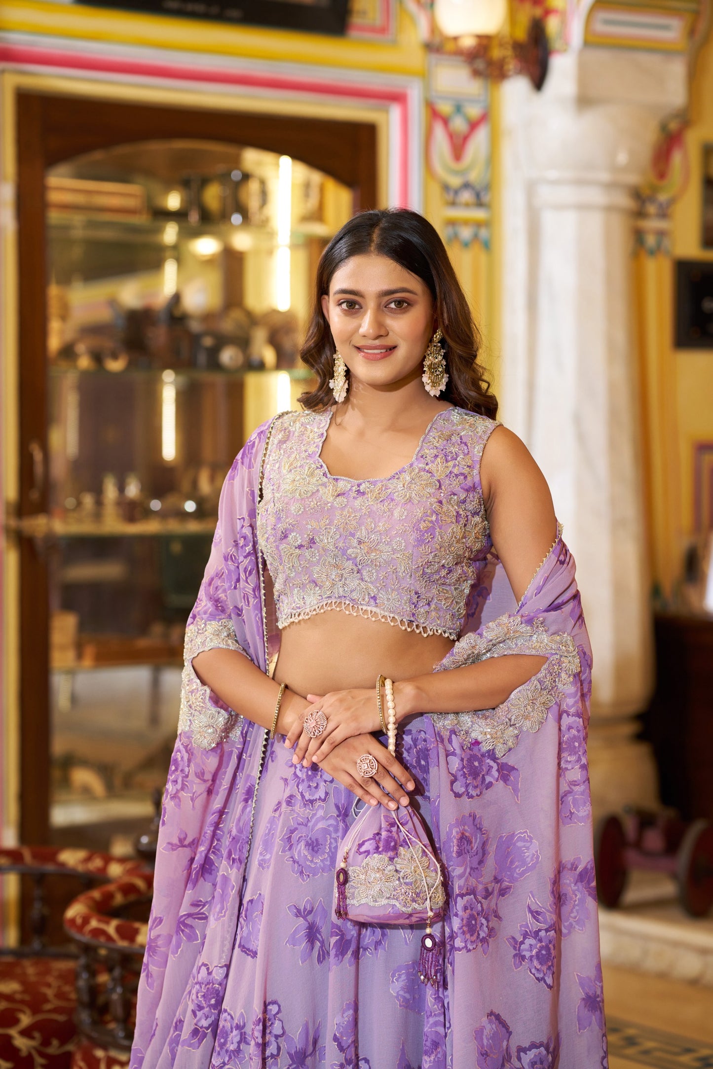 You found the prettiest pastel lehenga on the internet