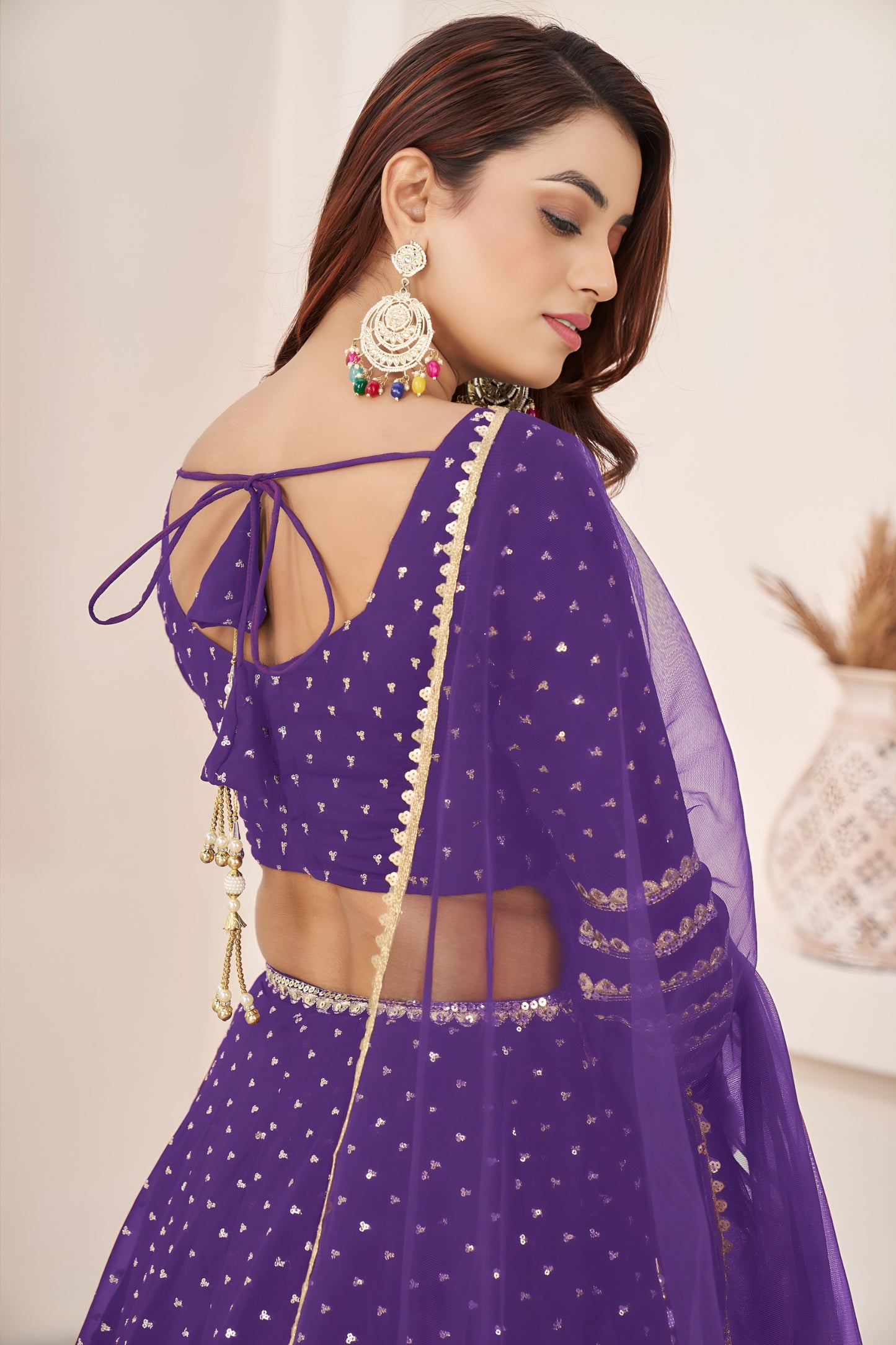 💜 Elegant Violet Lehenga Choli 💜