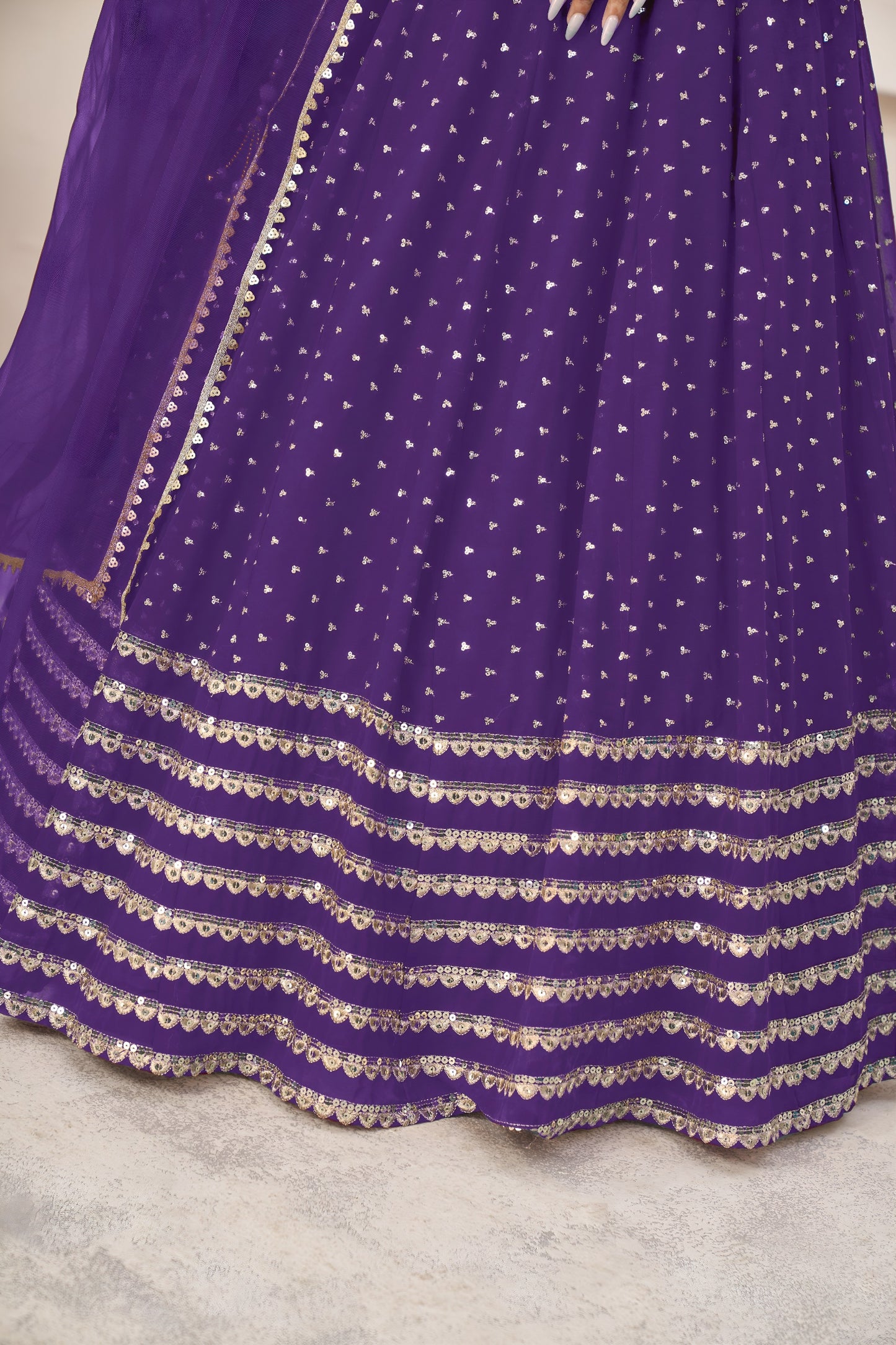 💜 Elegant Violet Lehenga Choli 💜