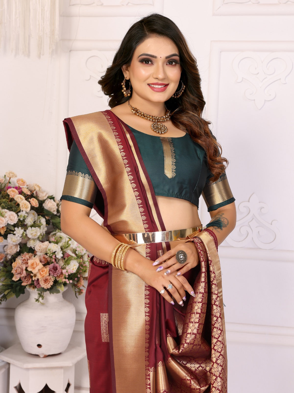 Presenting super pretty and beautiful premium Lichi soft Silk sarees!