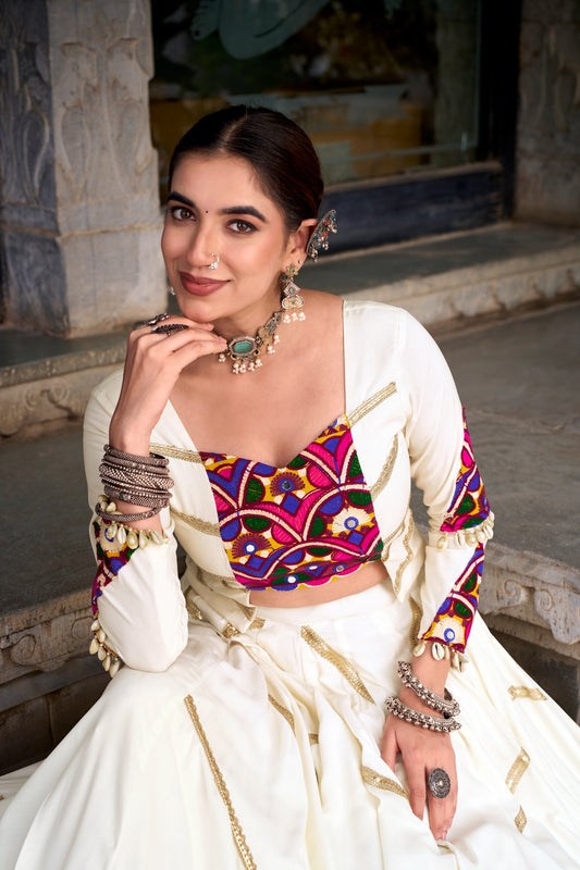 Crafted for Garba, Styled with Mirror Work