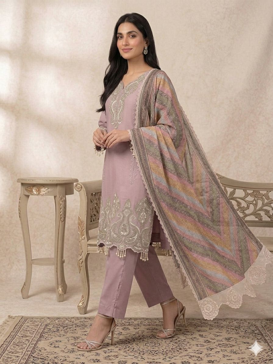 ✨ THIS WEDDING SEASON WEAR OUR BEAUTIFUL SEQUENCE EMBROIDERED TOP , PLAZZO WITH DUPATTA ✨