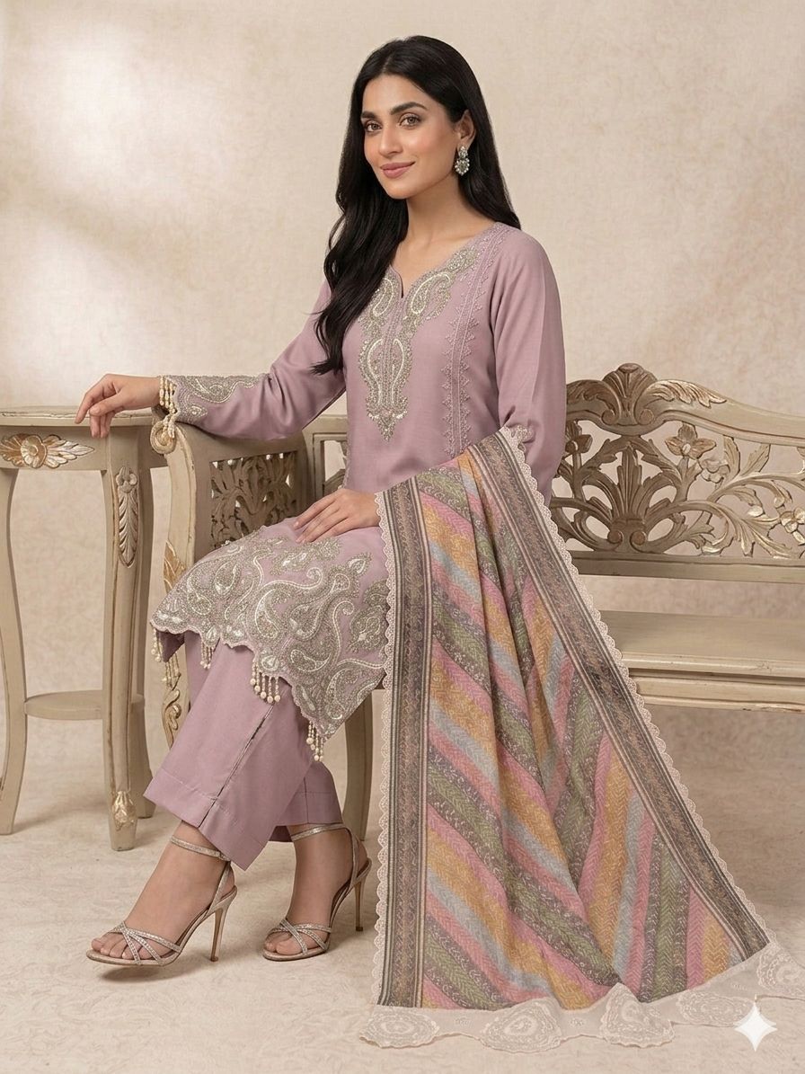✨ THIS WEDDING SEASON WEAR OUR BEAUTIFUL SEQUENCE EMBROIDERED TOP , PLAZZO WITH DUPATTA ✨