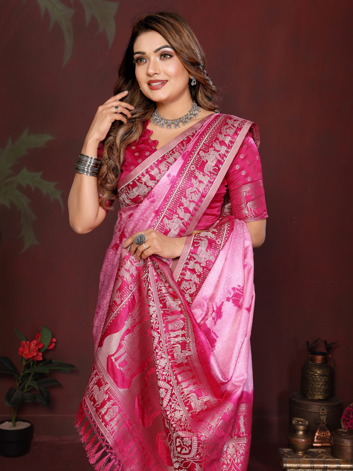 ☘️Too Pretty And Beautiful Original Sibory With Bandhej For Boutique Series ☘️