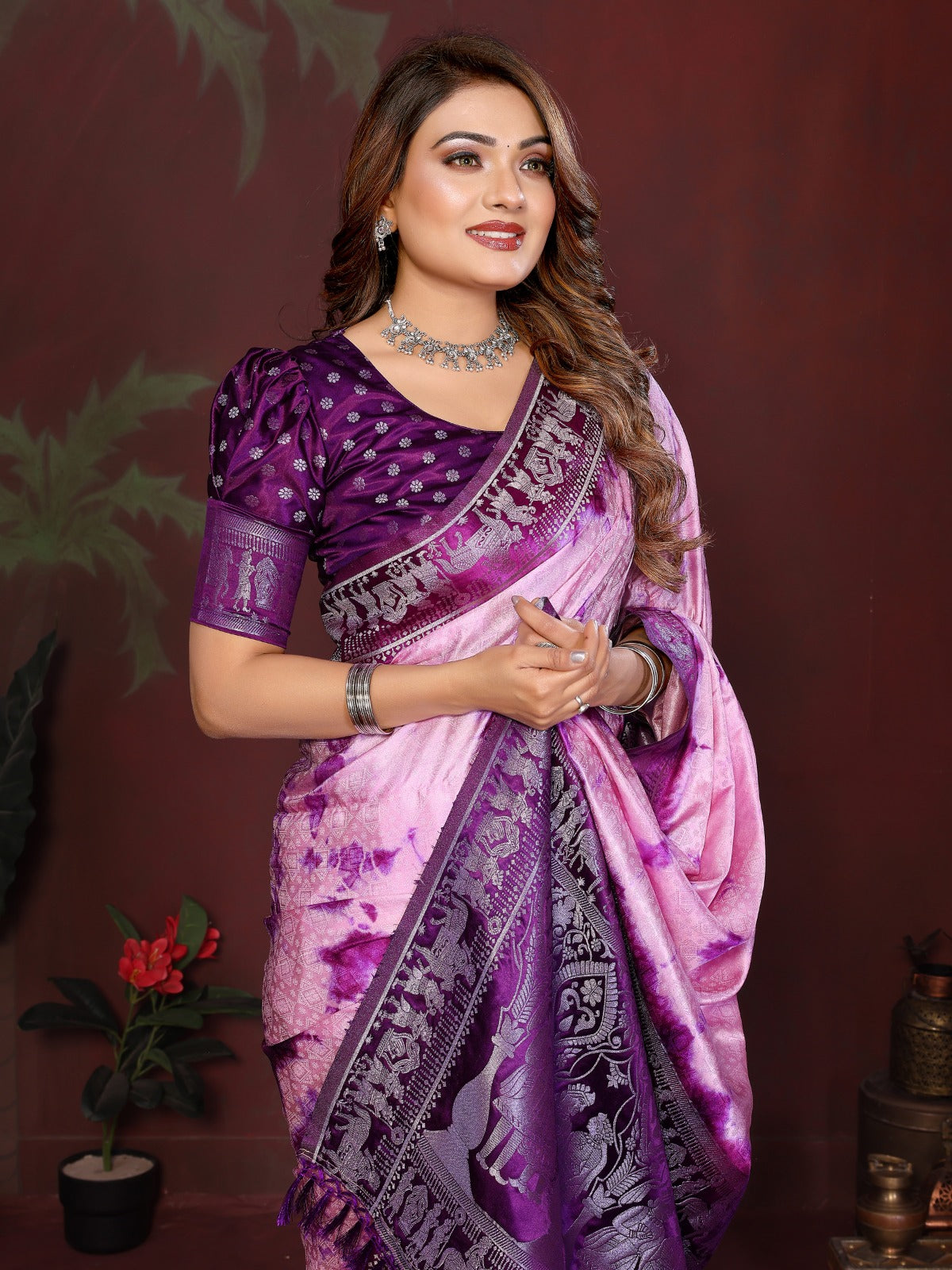 ☘️Too Pretty And Beautiful Original Sibory With Bandhej For Boutique Series ☘️