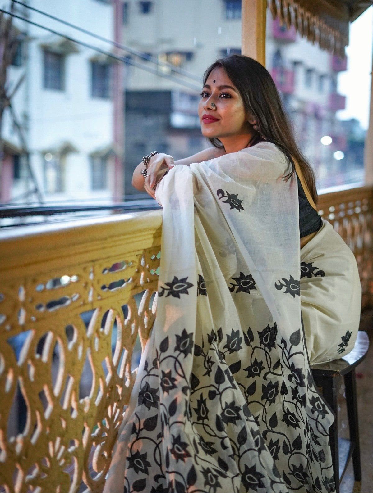 Soft linen cotton fabric texture with lightweight woven finish