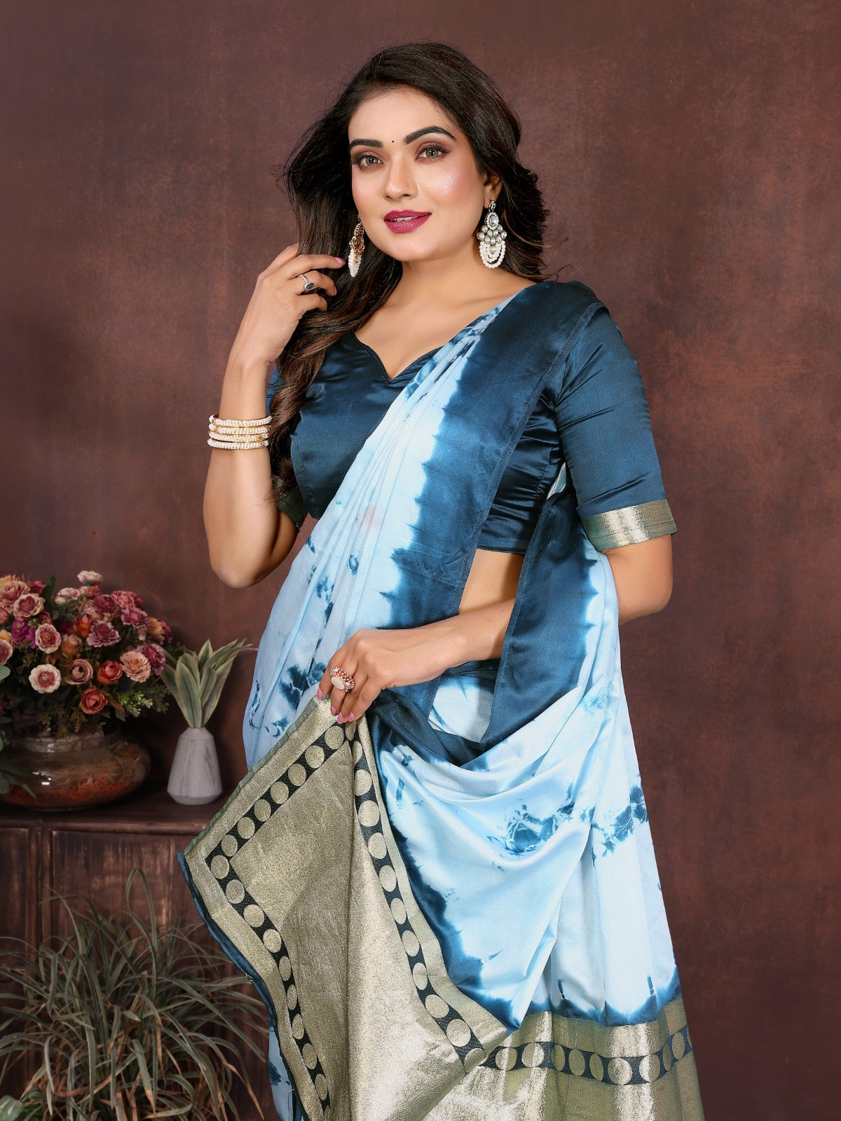 ☘️Too Pretty And Beautiful Original Hand Made Sibory Soft Satin Silk With Lagdi Patta Sarees For Boutique Series ☘️