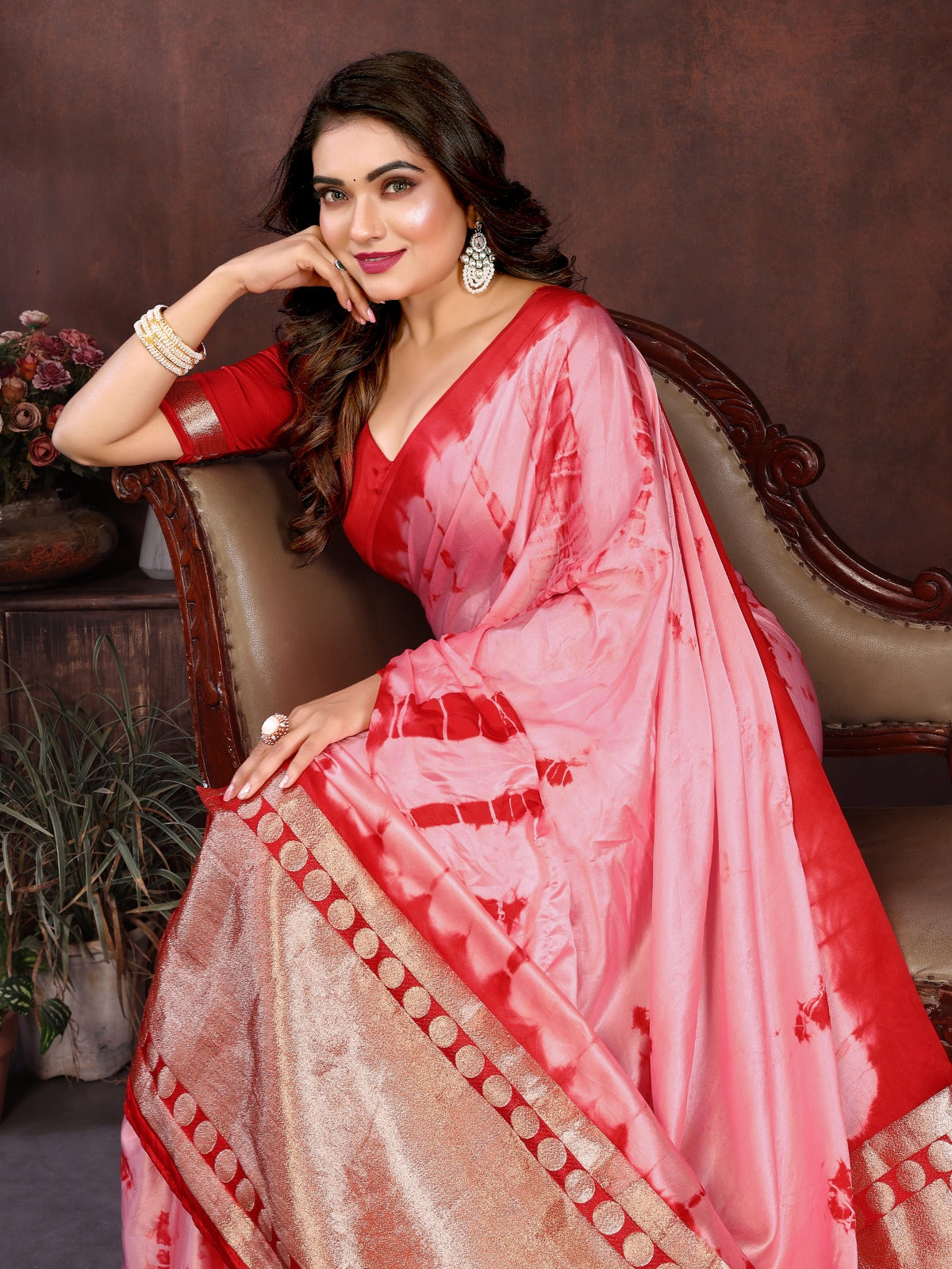 ☘️Too Pretty And Beautiful Original Hand Made Sibory Soft Satin Silk With Lagdi Patta Sarees For Boutique Series ☘️