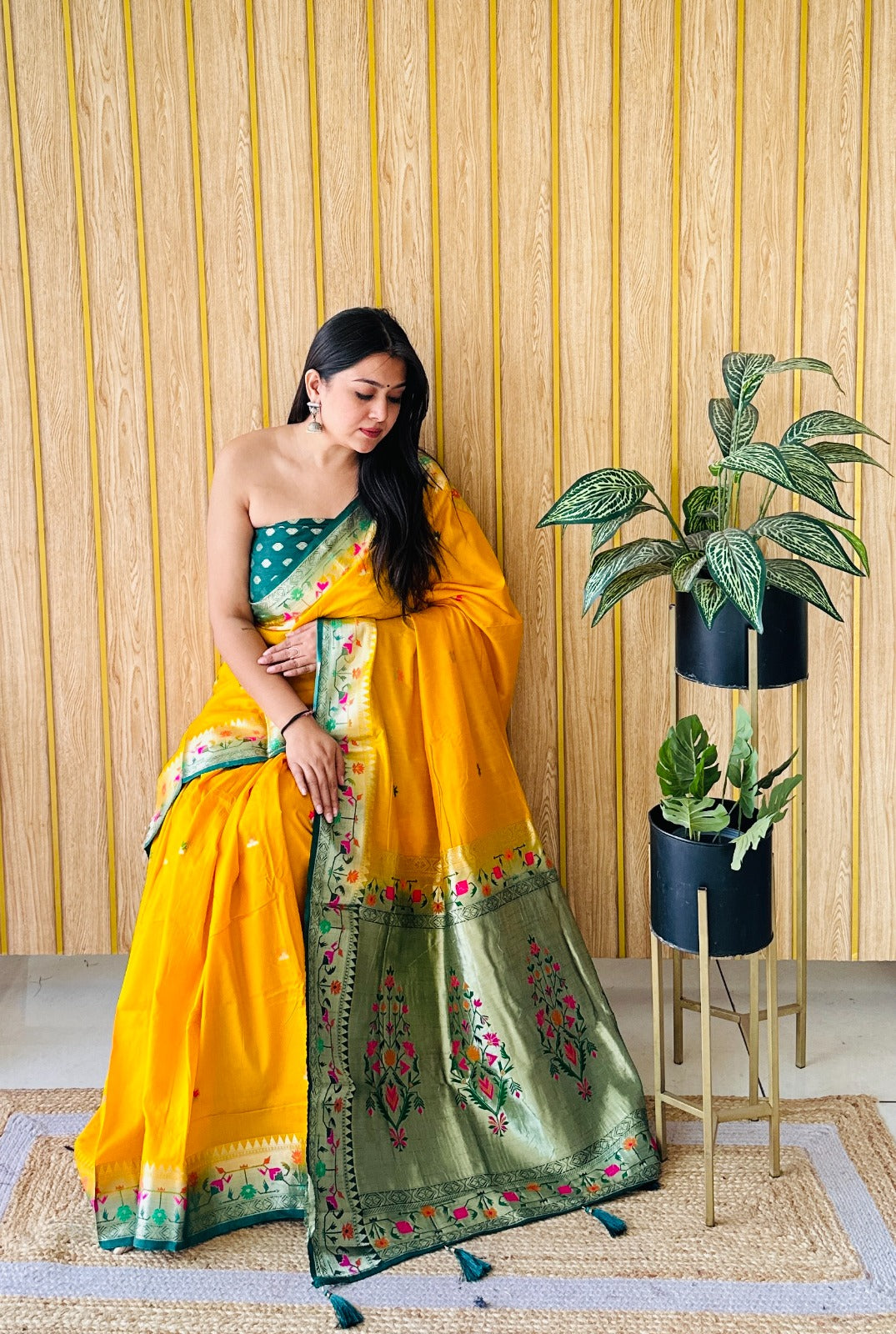 ⏳Go Traditional With Our Swayamwara Paithani Soft Silk  Collections⏳