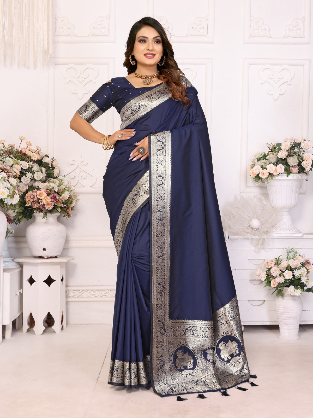 🎊🎉🎊 Lets go unique and trendy with our Exclusive Summer Special Pure Banarasi Silk Collectives😊🎊🎉