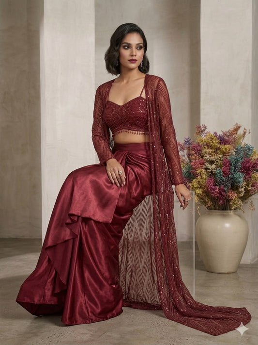 REAL MODLING OF PARTY WEAR WESTERN PAIR