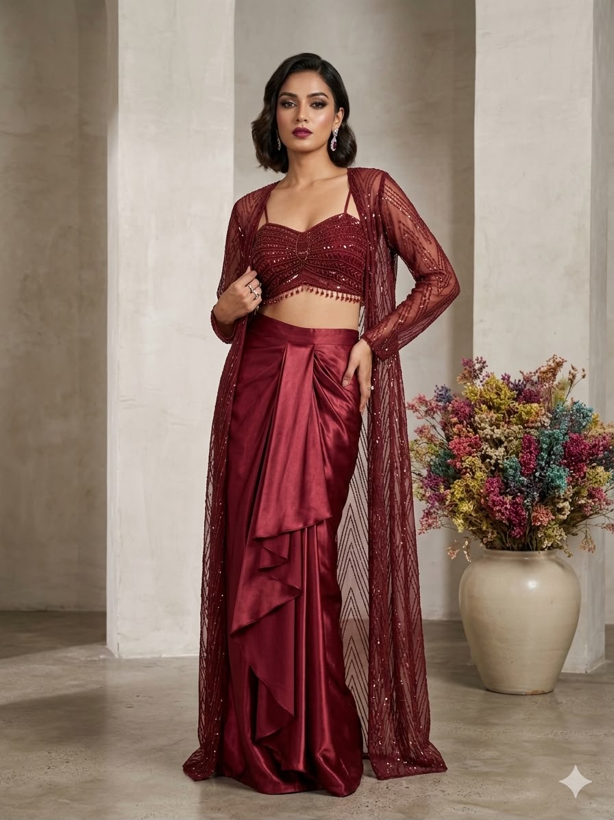 REAL MODLING OF PARTY WEAR WESTERN PAIR