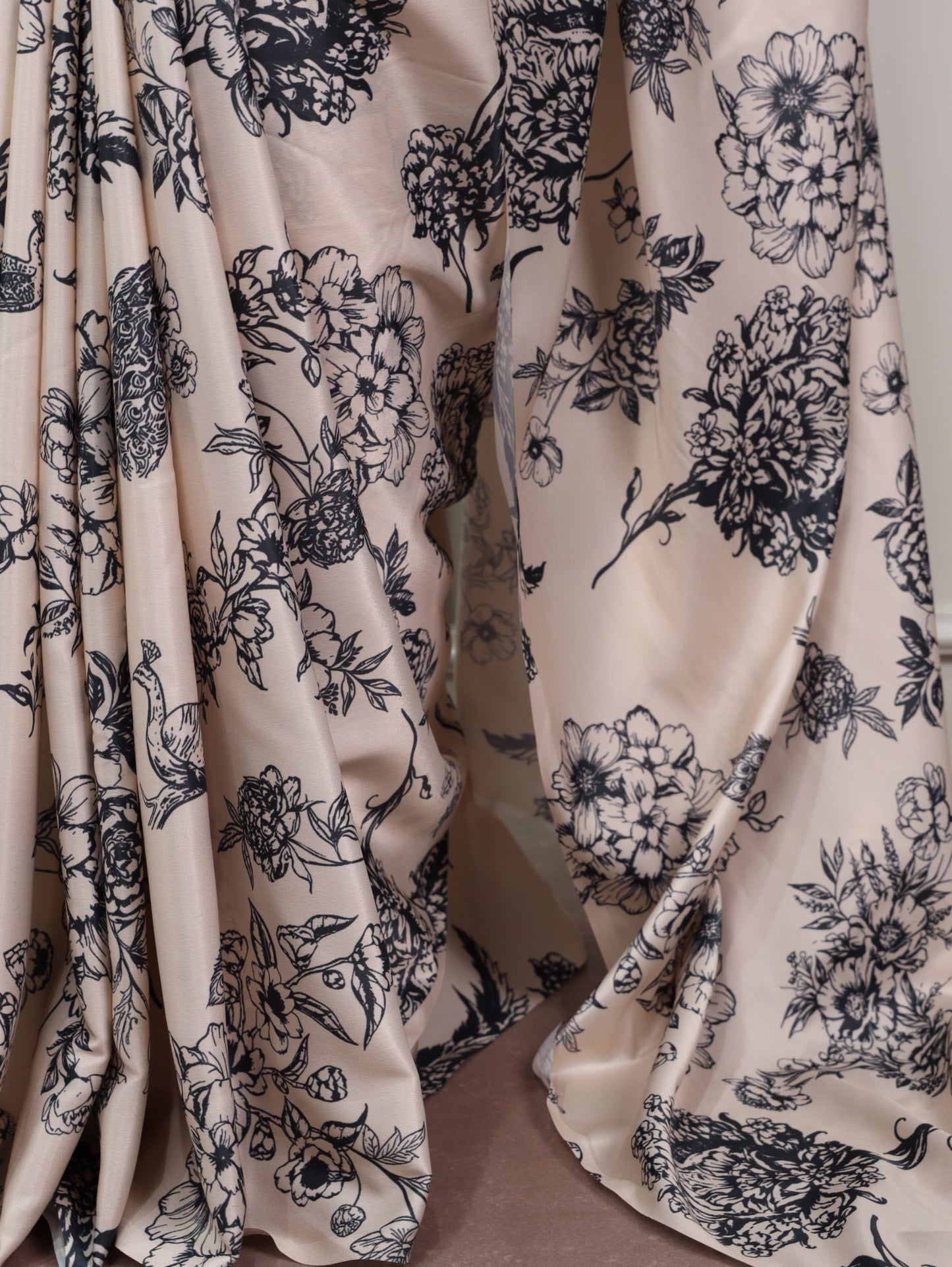 Satin silk saree – for the days you want to look effortlessly stunning