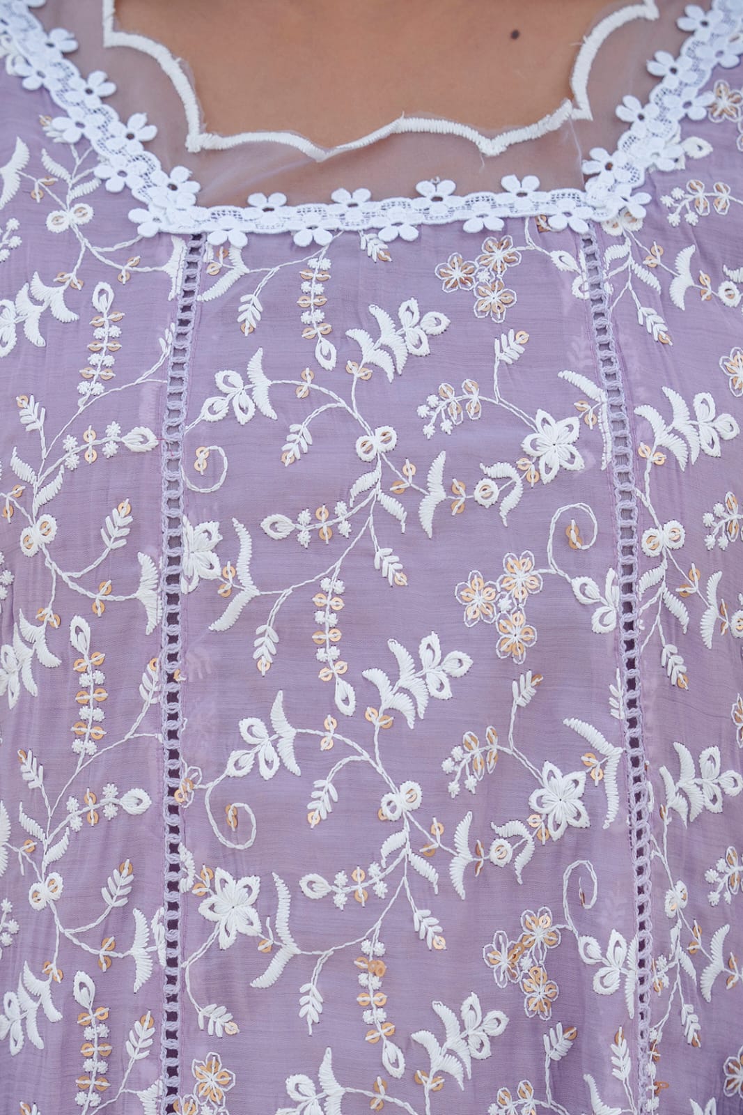 Women's Kurti Palazzo Set in Assorted Colors Mal Cotton with Sequin Embroidery and Four-Side Embroidered Dupatta