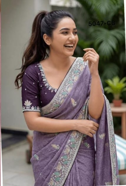 Full Heavy Multicoloured Thread saree