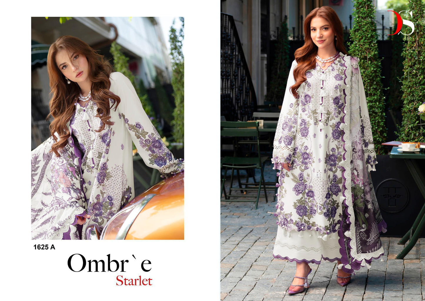 Ombre starlet by deepsy suits wholesale suits catalogue chiffon dupatta