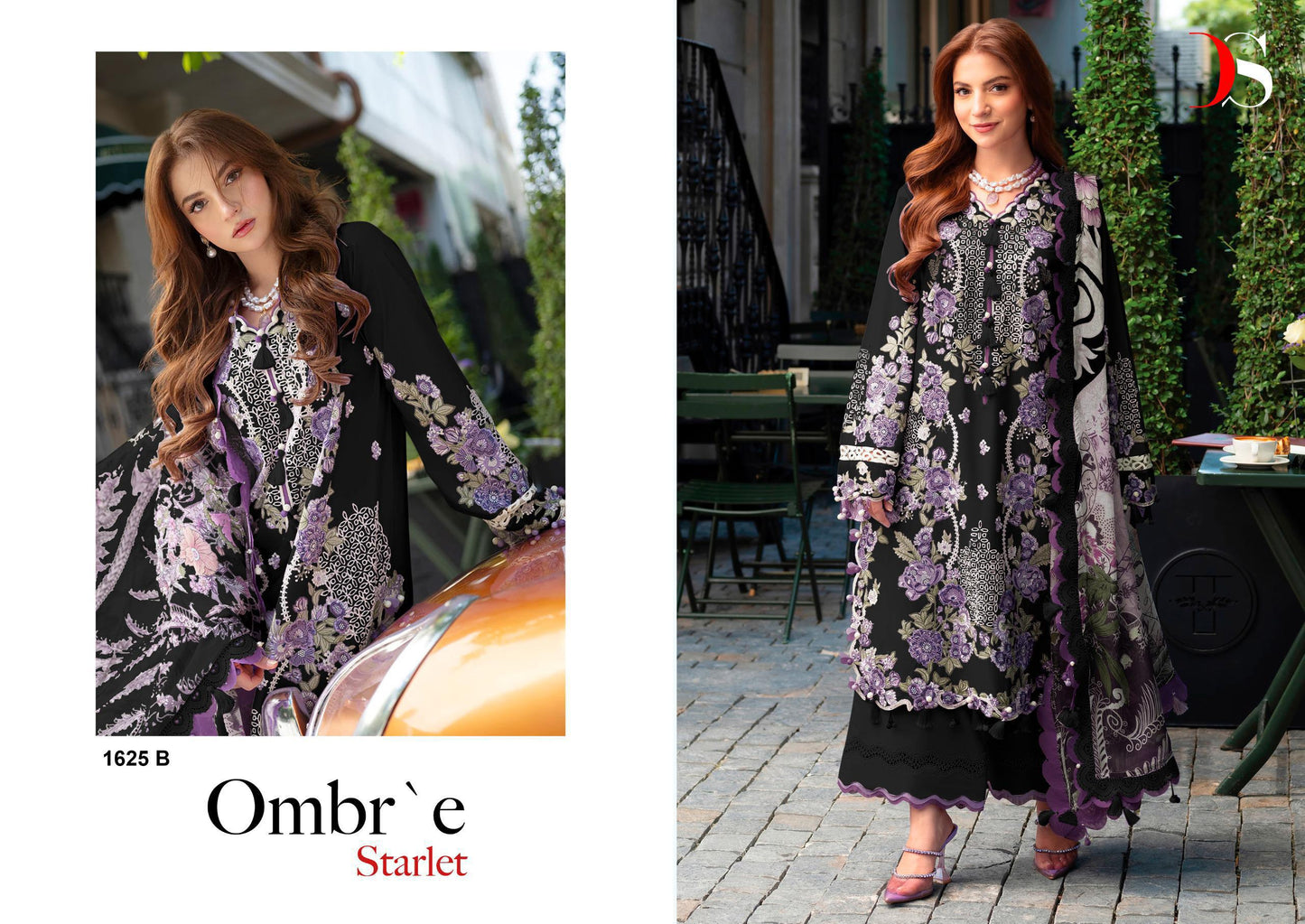 Ombre starlet by deepsy suits wholesale suits catalogue chiffon dupatta