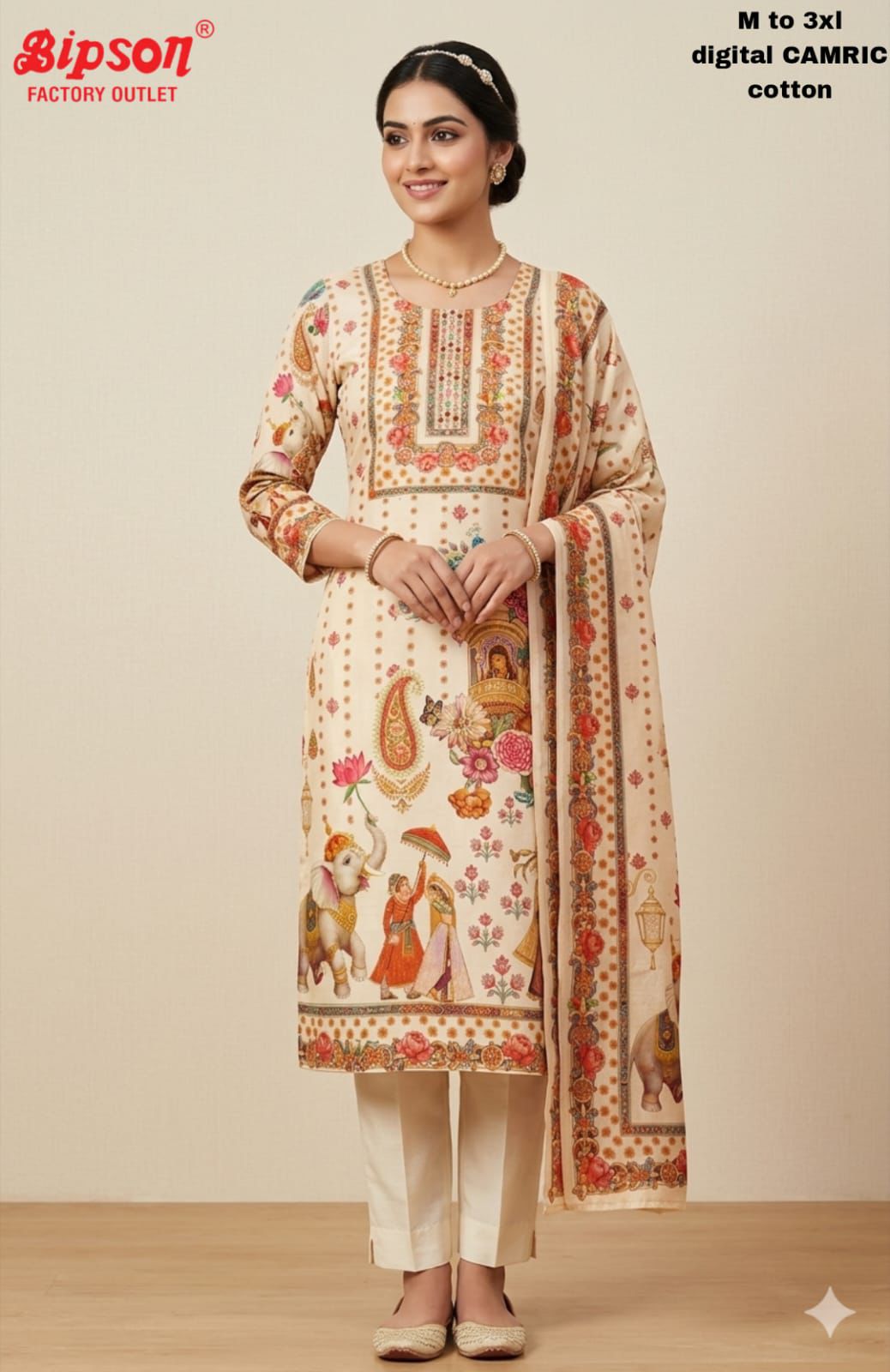 BIPSON FACTORY OUTLET WHOLESALE SALWAR SUITS SUPPLIER