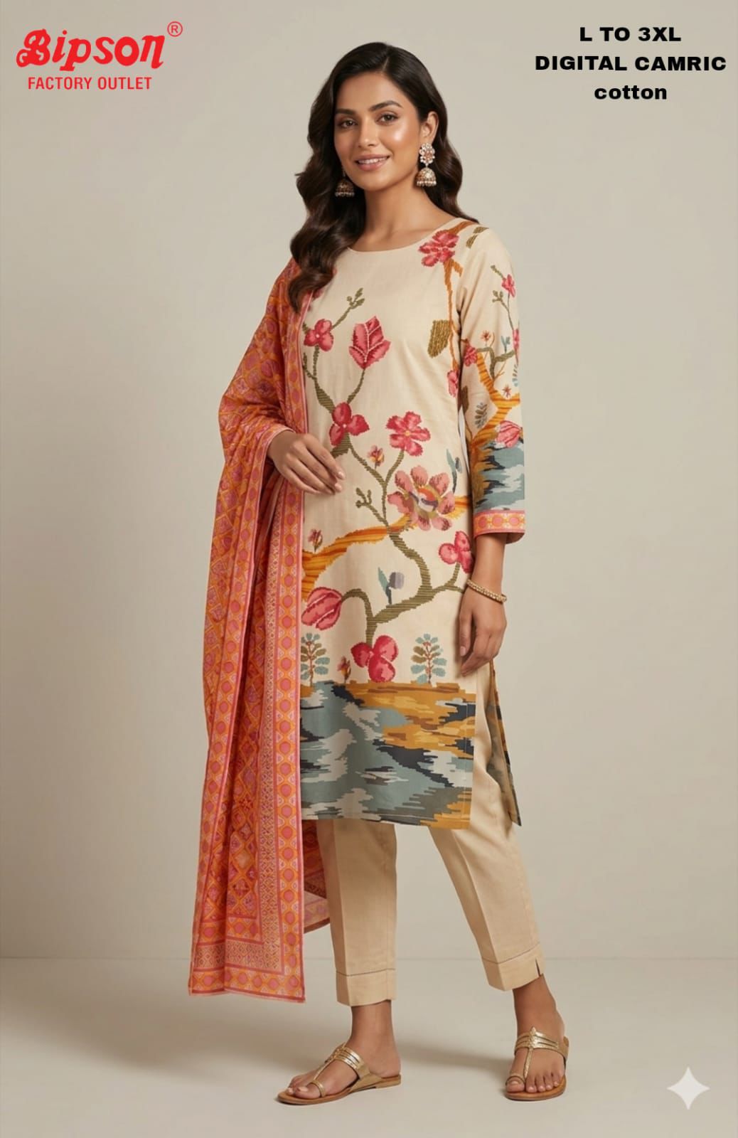 BIPSON FACTORY OUTLET WHOLESALE SALWAR SUITS SUPPLIER