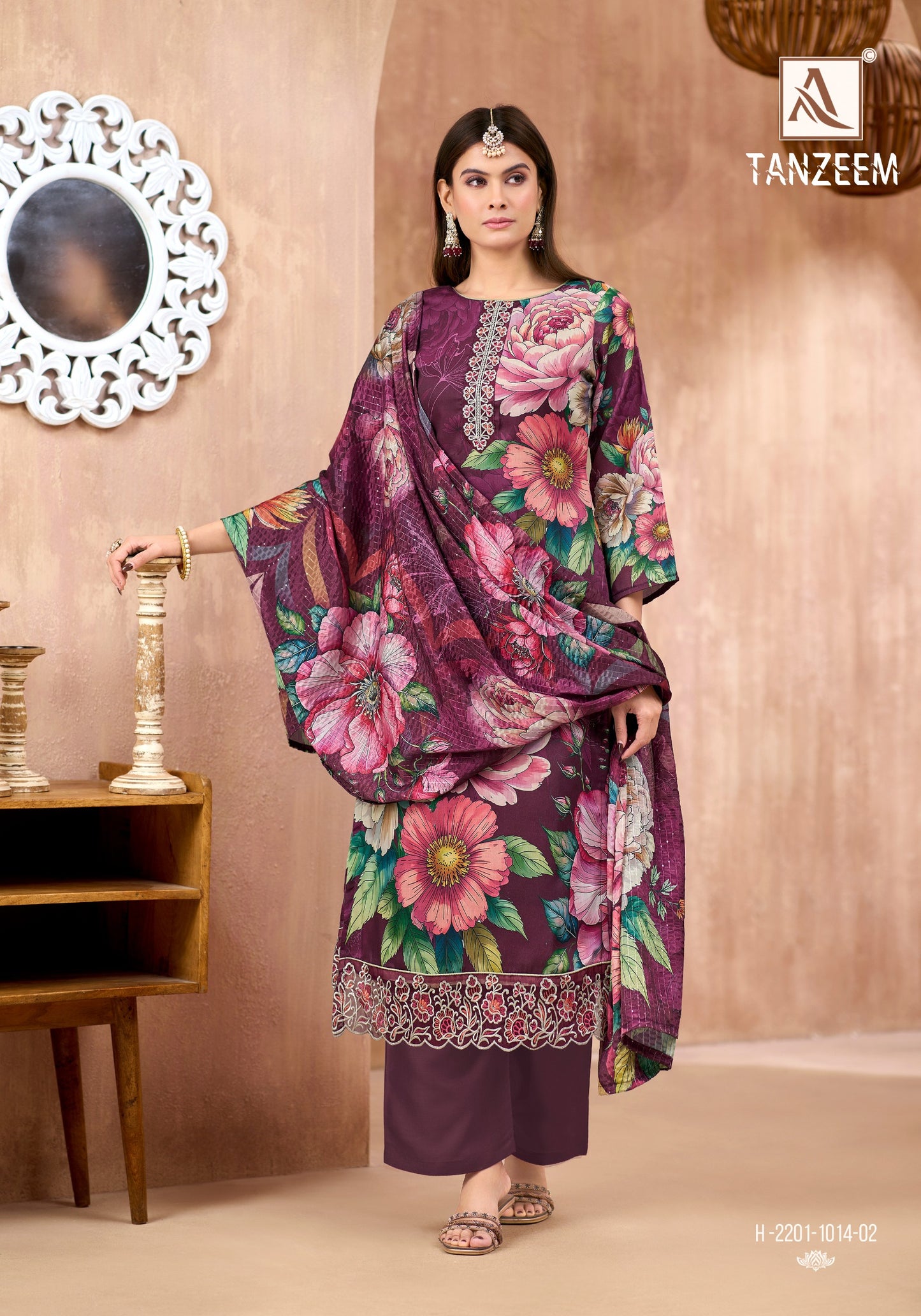 Zam Cotton Digital Print With Fancy Embroidery Work salwar kameez wholesale salwar kameez supplier