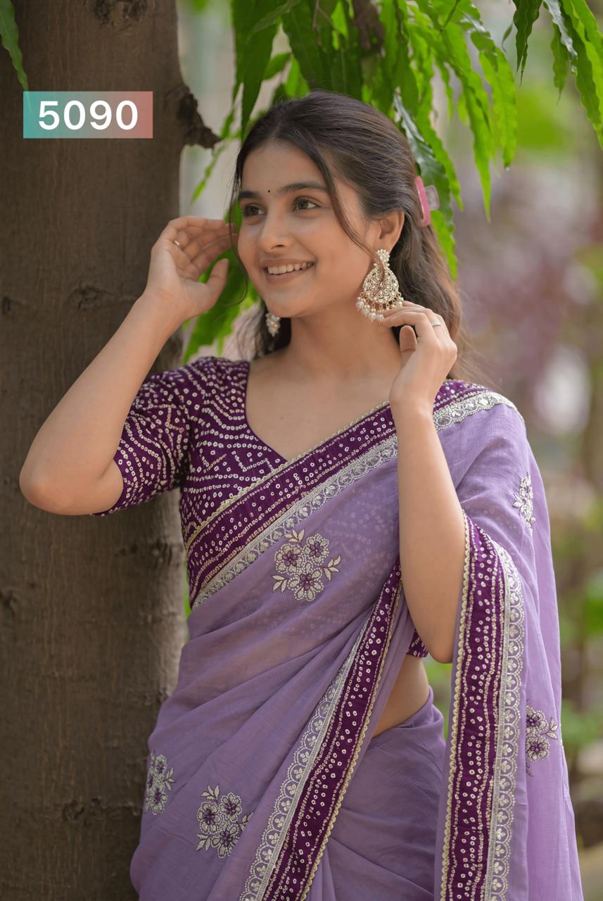 Fancy Zari saree wholesale saree supplier