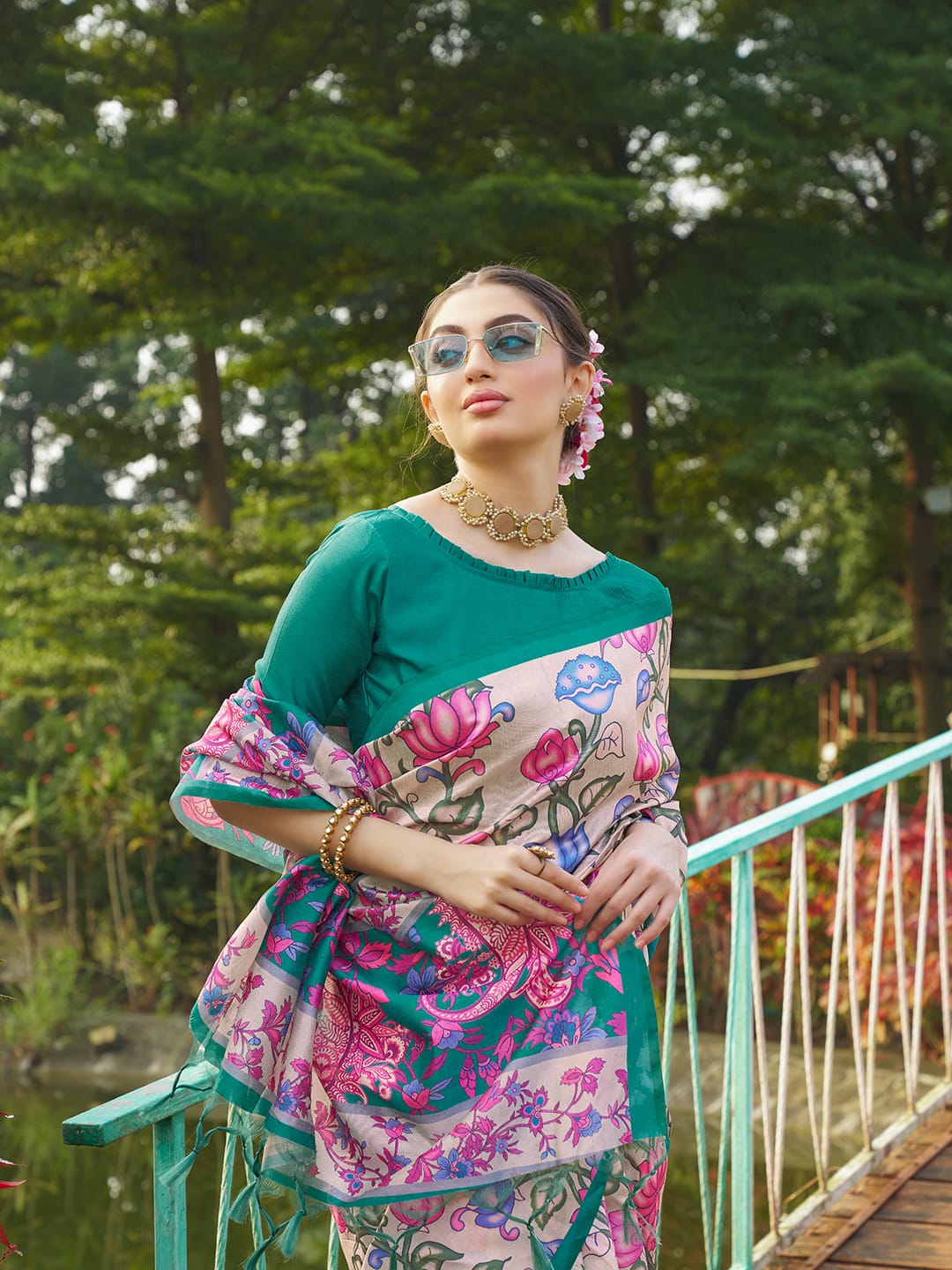 PREMIUM KALAMKARI SAREE