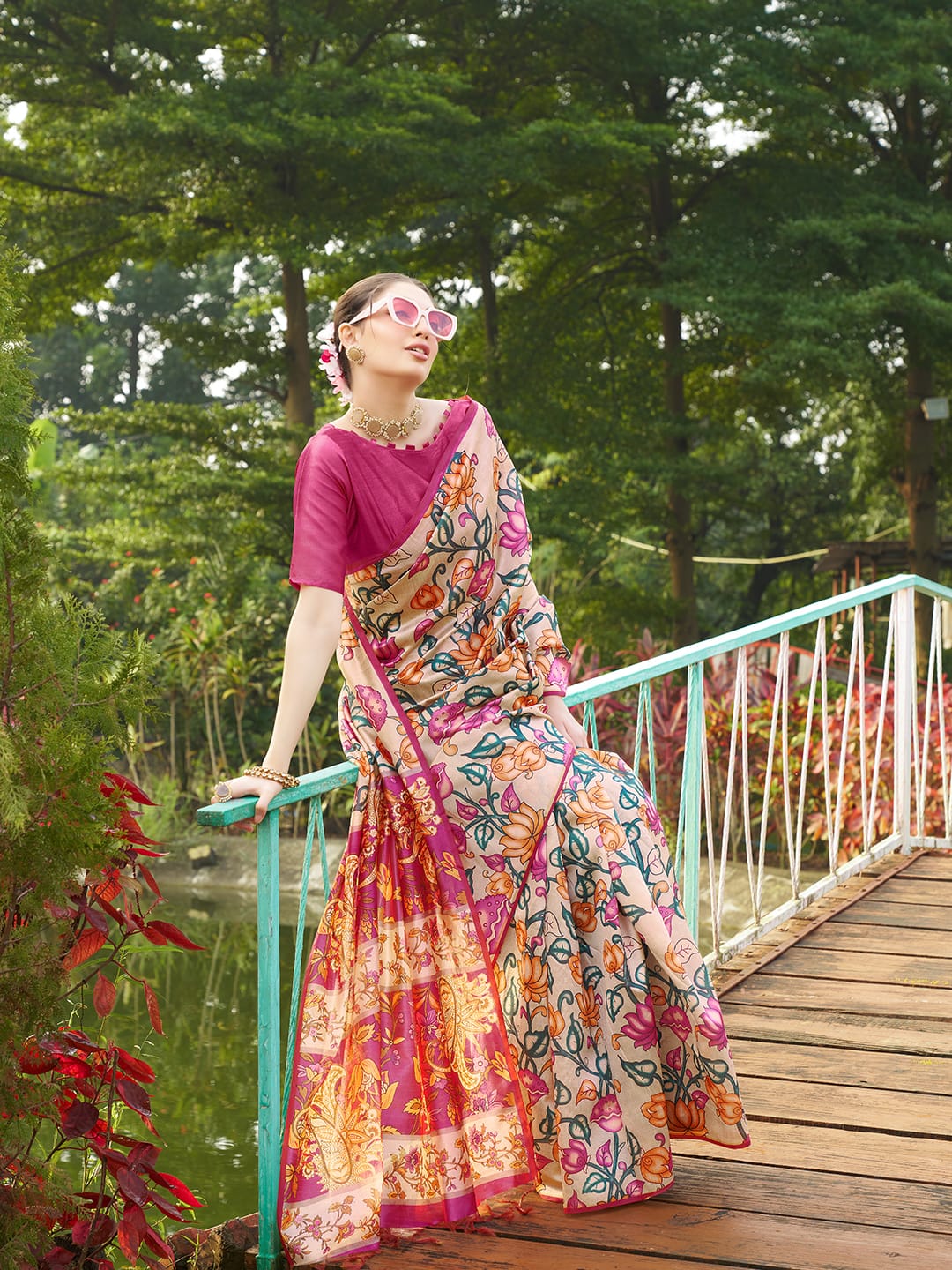PREMIUM KALAMKARI SAREE