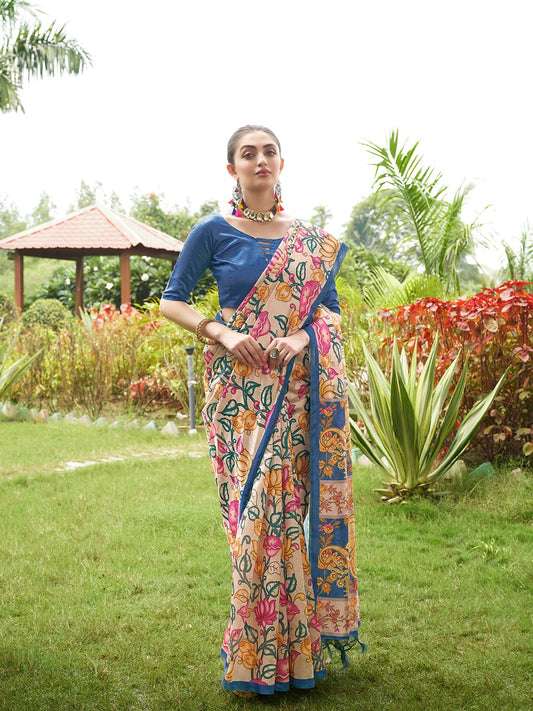 PREMIUM KALAMKARI SAREE