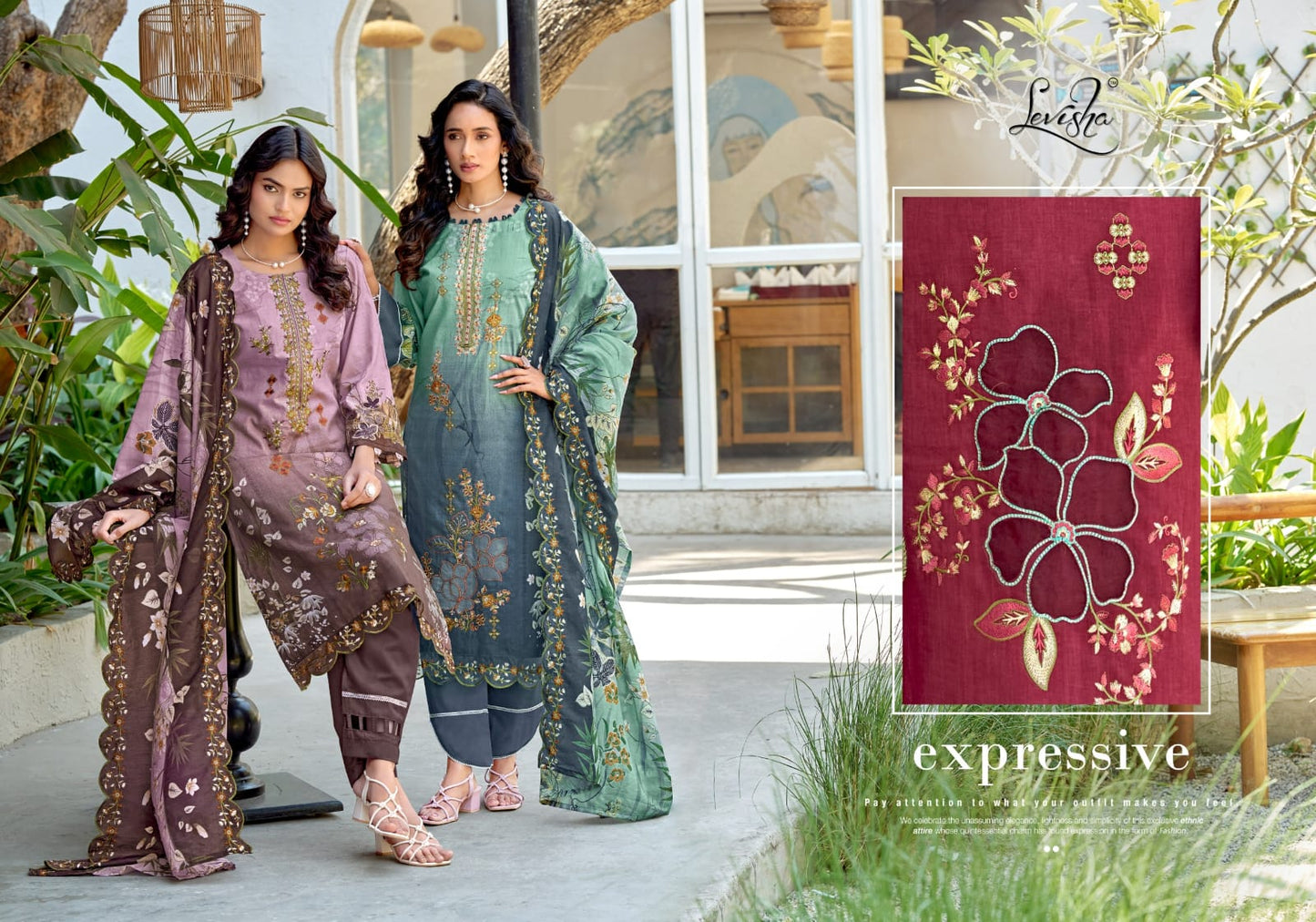 Launches its New Designer Suits Cemric Lawn Cotton Pakistani  Style  salwar kameez